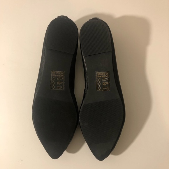 Qupid Yulia Quinnly Pointed Toe Ballerina Flats - Picture 8 of 12